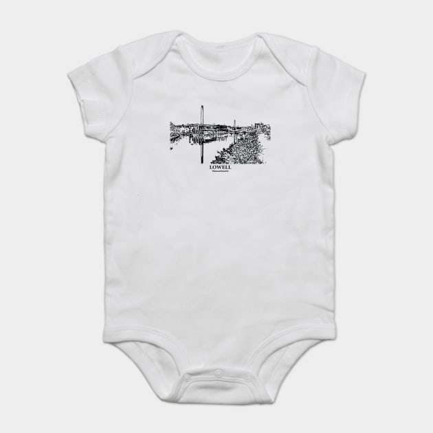 Lowell - Massachusetts Baby Bodysuit by Lakeric